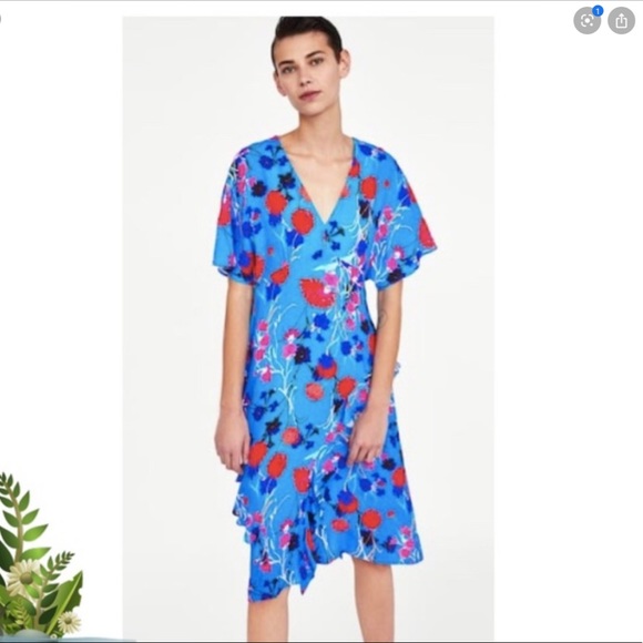 Zara - Floral Dress - Picture 1 of 5